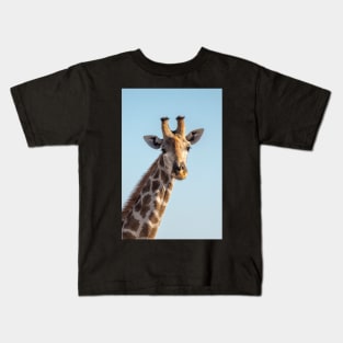 Giraffe portrait, Etosha National Park, Namibia Kids T-Shirt